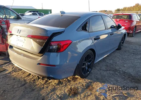 2024 Honda Civic Sport из США, поврежденный, VIN 2HGFE2F54RH580387